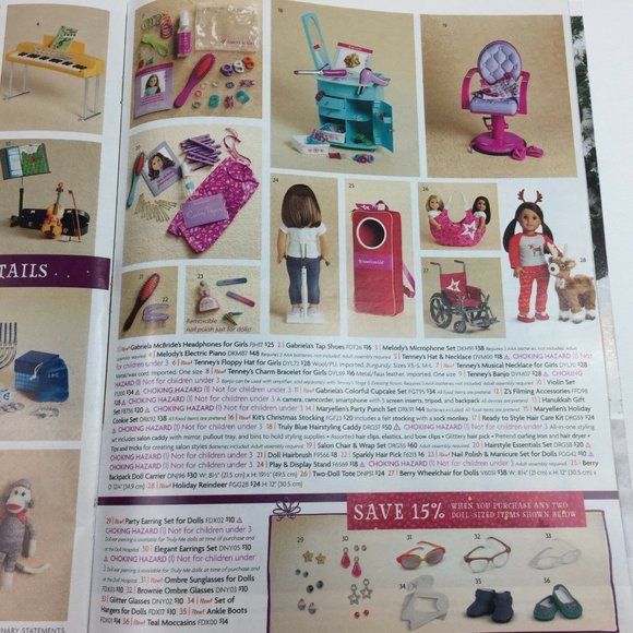 American Girl AG Catalog November 2017 Truly Me Sports Wellie Wishers Add-Ons - Picture 8 of 12